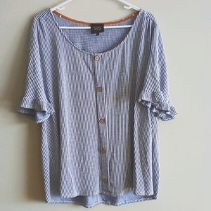 W5 Striped Blouse